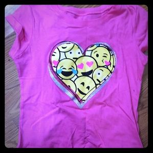 Girls emoji shirt